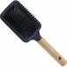 ontwarringsborstel BigBuy Home Ontwar Haarborstel Zwart Hout Bruin Plastic