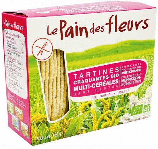 Pain Des Fleurs Meergranen Cracker Bio - 150g