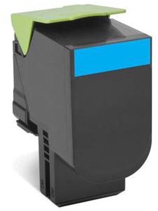 Lexmark 802SCE tonercartridge cyaan standard capacity 2.000 pagina's 1-pack corporate