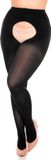 Glamory Ouvert 60 panty zwart XL