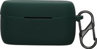 kwmobile cover voor oordopjes case - geschikt voor Jabra Elite 4 (not for Elite 4 Active) - Trendy beschermhoes draadloze oordopjes in donkergroen