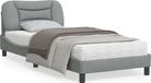 Maison Exclusive - Sommier sans matelas « Hvar » gris clair 90 x 190 cm en tissu