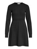 VILA VIKERRY O-NECK L/S CABLE KNIT DRESS NOOS Zwart