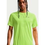 Nike Stride Hardloopshirt Heren - neongeel, zilver, Maat XL