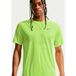 Nike Stride Hardloopshirt Heren - neongeel, zilver, Maat XL