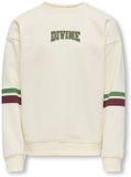 ONLY kids meisjes trui HELLA Antique White Number Oversize Fit
