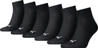 Puma - Unisex Sokken in kwartlengte - 6 Pack - Maat 39-42