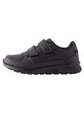 Next Jongens Leren schoolschoenen met klittenbandsluiting Zwart
