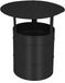 KOTARBAU® Capuchon de cheminée, Acier galvanisé et Acier thermolaqué, 170 mm, Noir