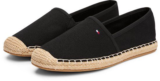 Tommy Hilfiger Espadrilles Dames Katoen Zwart
