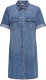 ONLY ONLLISA S/S DNM DRESS GUA NOOS - Medium Blue Denim - XS