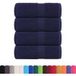 DESIGN IN Frogn Serviettes D'Invité Bleu Marine 30x50 Cm 4 Pcs 360 G/m²