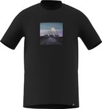 adidas T-shirt Heren Summer Heat Graphic Zwart - Maat S