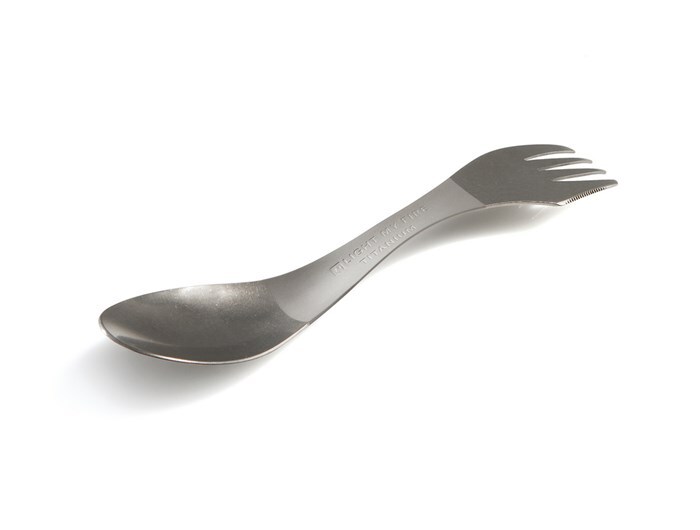 Light My Fire Spork Titanium zilver