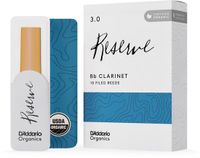 D'Addario Woodwinds Organic Reserve Bb Clarinet Reeds 2.5 (10 stuks)
