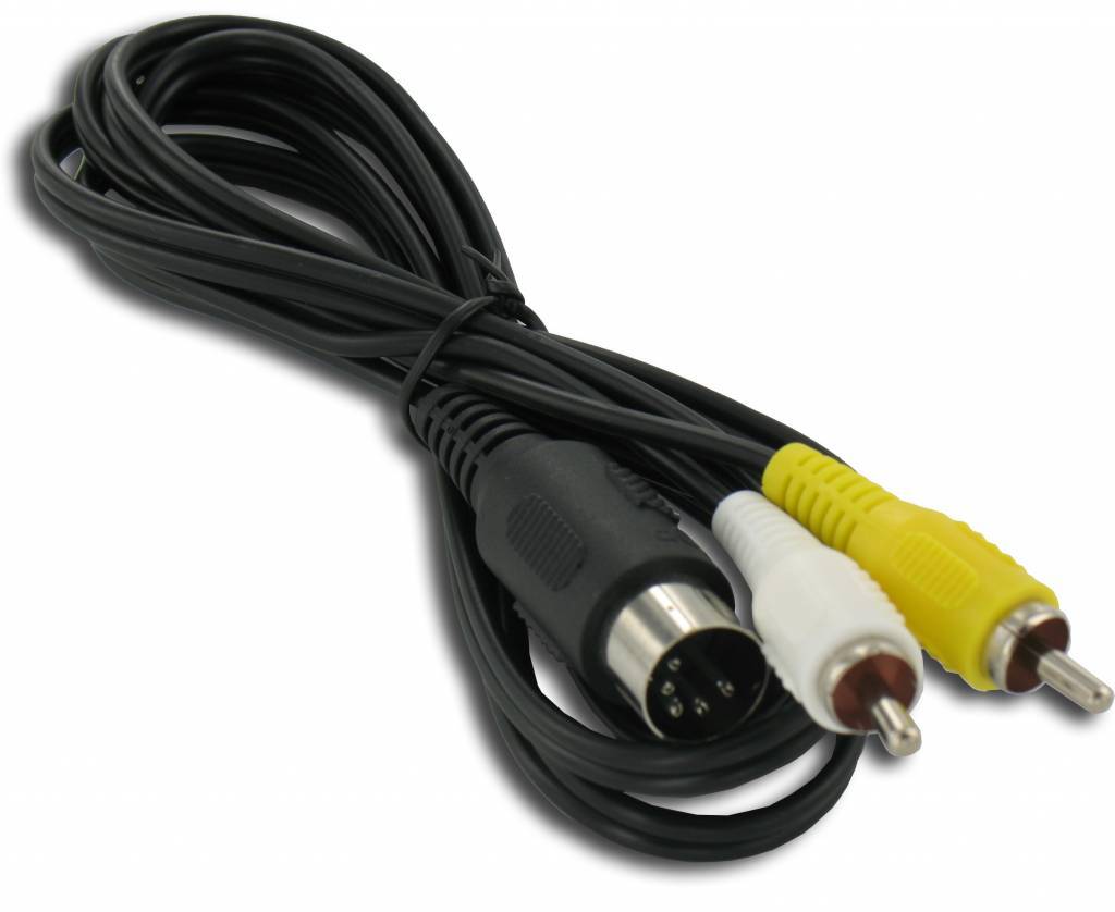 Dolphix Composiet AV kabel voor Commodore 64 SEGA Mega Drive Genesis en Master System - 1 5 meter