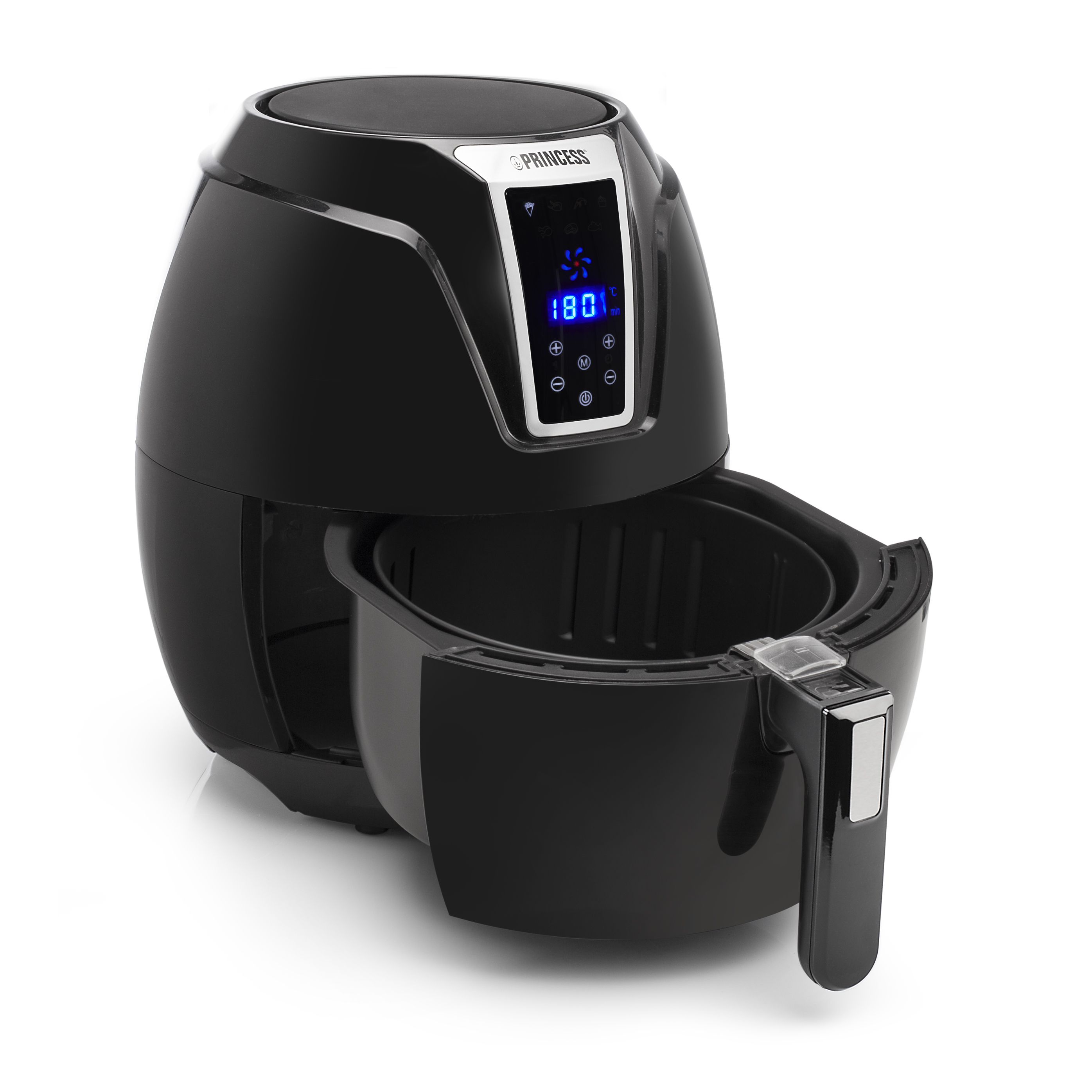 Princess Digitale Aerofryer XL 182021 - Heteluchtfriteuse - 3.2L - Zwart