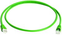 Telegärtner 100008571 RJ45 Netwerkkabel, patchkabel CAT 5e F/UTP 3.0 m Groen