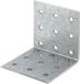 Alberts 820275 Geperforeerde plaathoek | sendzimir verzinkt | 60 x 60 x 60 mm | Set van 50