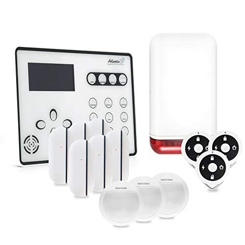 Atlantic'S - Alarme maison sans fil GSM ATEOS Kit 5 (MD-329R) - 3700768925641