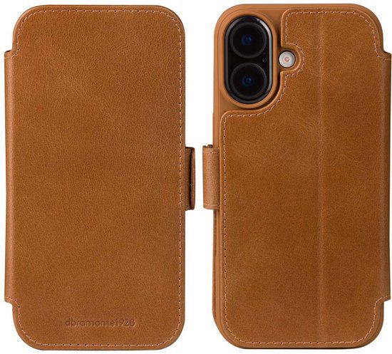 dbramante1928 Copenhagen Bookcase geschikt voor Apple iPhone 17 - Tan