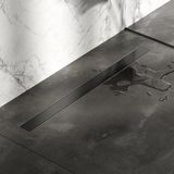 Brauer Douchegoot met Multifunctioneel Rooster en Flens - 90 cm - Gunmetal Geborsteld Pvd