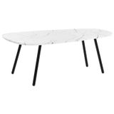 Beliani BIDDLE Salontafel - Wit - MDF - 4251682289726