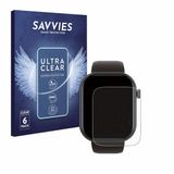 Savvies Screenprotector voor Smartwatch IDW15 1.8" - Folie Beschermfolie transparant 6 Stuks