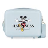 Disney Mickey Happiness Make-uptas, aanpasbaar, met schoudertas, blauw