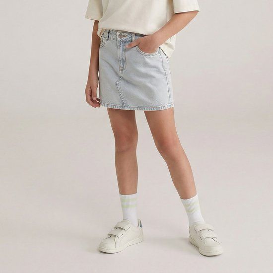Cars Jeans Denim Rok HIba jr. Meisjes Maat 176 Bleached Used