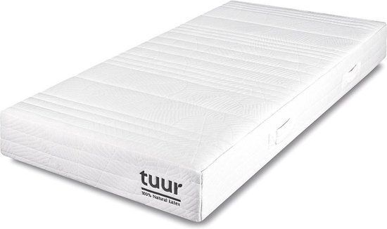 Tuur&#174; Original Eenpersoonsmatras 90x190 100% Natuurlatex - 120 Nachten Proef - Dual Comfort - Zachter en Harder Comfort