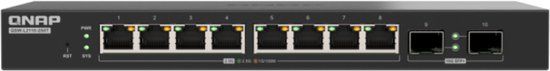 QNAP QSW-L2110-2S8T Managed Desktop Netwerkswitch Zwart