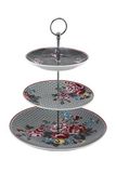 Premier Housewares Pippa Etagère New Bone China / roestvrij staal, meerkleurig