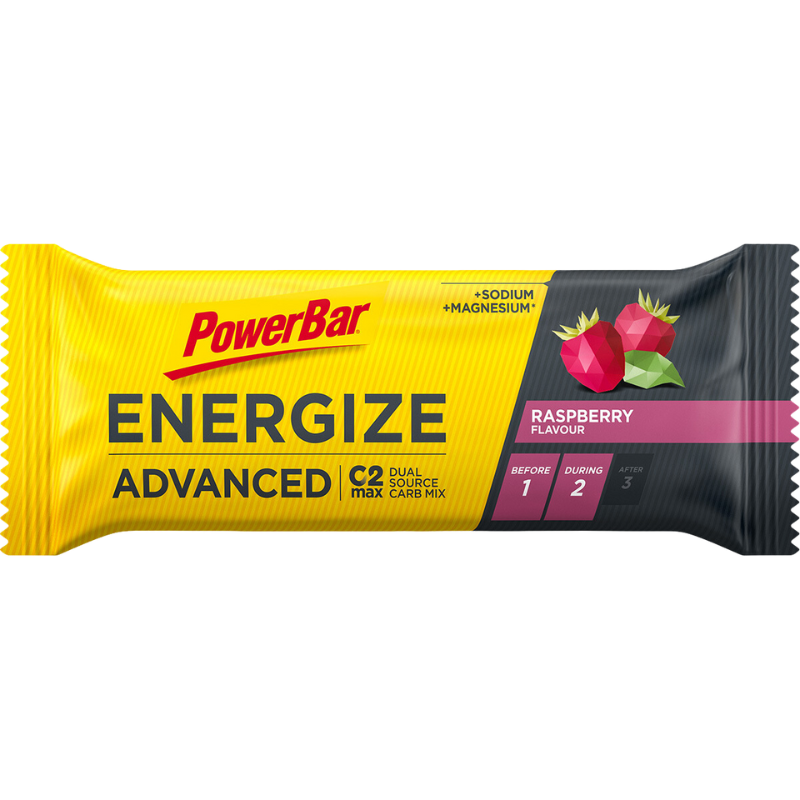Powerbar Energize Advanced Bar - Framboos - 15 x 55gr
