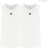 Rogelli Core II Dames en Heren 2 pack Ondershirt Wielrennen - Mouwloos - Wit