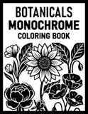 Botanicals Monochrome Coloring Book