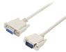 Câble null modem - DB9 - Rs232 - Câble série - 4,5 ft - Crossover