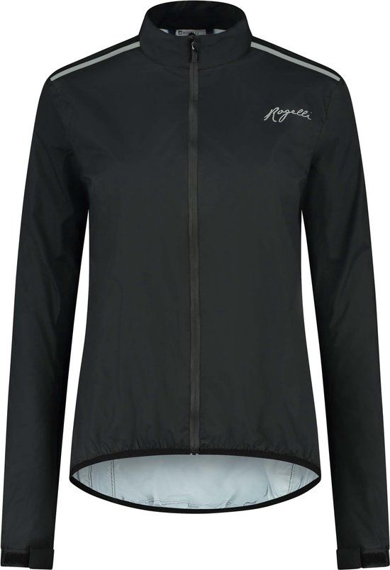 Rogelli Core Regenjas - Fietsregenjack - Dames - Zwart - Maat M
