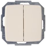 Kopp Rivo wipschakelaar serie inbouw Wit RAL 9010