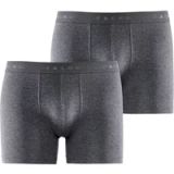 FALKE Daily Comfort Multipack ademend katoen broek van onderlaag heren grijs - maat M