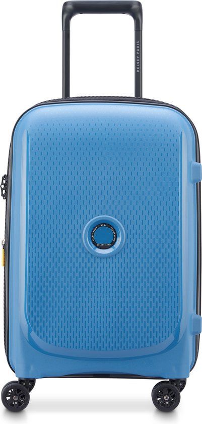Delsey Belmont Plus 55 cm Hardcase Handbagagekoffer - Blauw
