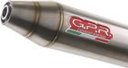 GPR Exhaust Systems Deeptone Atv Baja 400 Efi/supermoto 10-18 Silencieux homologué à enfiler Argent