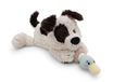 NICI Knuffeldier hond met eend, 30 cm, wit