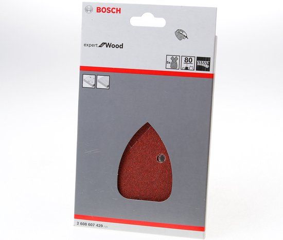 Bosch - 5-delige schuurbladenset 80