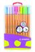 STABILO Point 88 Set de stylos feutres, 20 couleurs