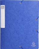 Exacompta 10x Cartobox Archiefdoos Rug 40mm - A4 - Blauw