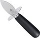 Triangle Casse-huître - Inox - Manche en bois noir - 17 cm