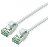 ROLINE U/FTP DataCentre patchkabel Cat.6A (Klasse EA), extra dun, grijs, 0.3 m