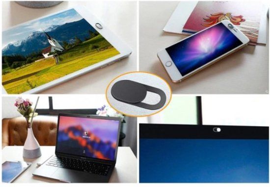 Webcam cover 3 stuks privacy protector - webcam schuifjes - wit