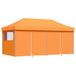 VidaXL Partytent oranje met blauwe frame oxford stof